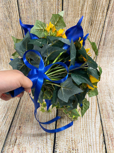 Katy Sunflower Royal Blue Bundle