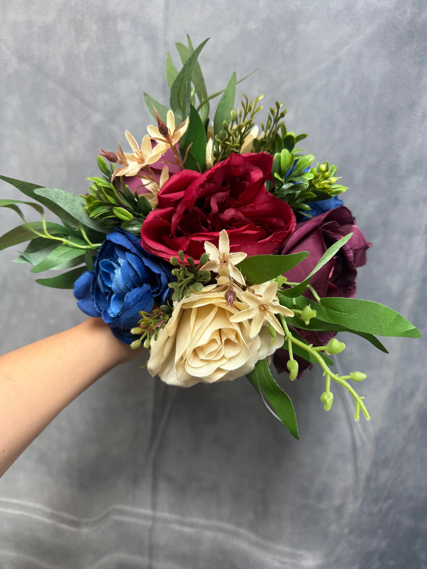 Mora Burgundy Plum Navy Gold Emerald Green Bundle