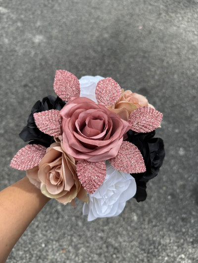 Mirola dusty rose , white , black and rose gold wedding bundle