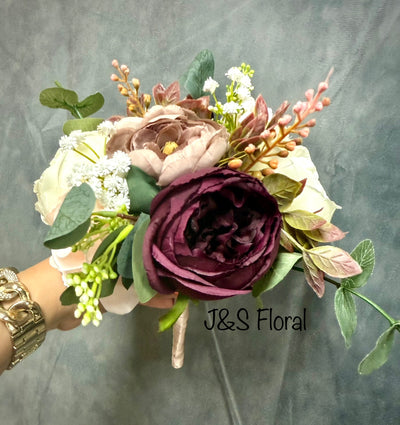 Jennifer Dusty Rose Blush Plum White Bundle