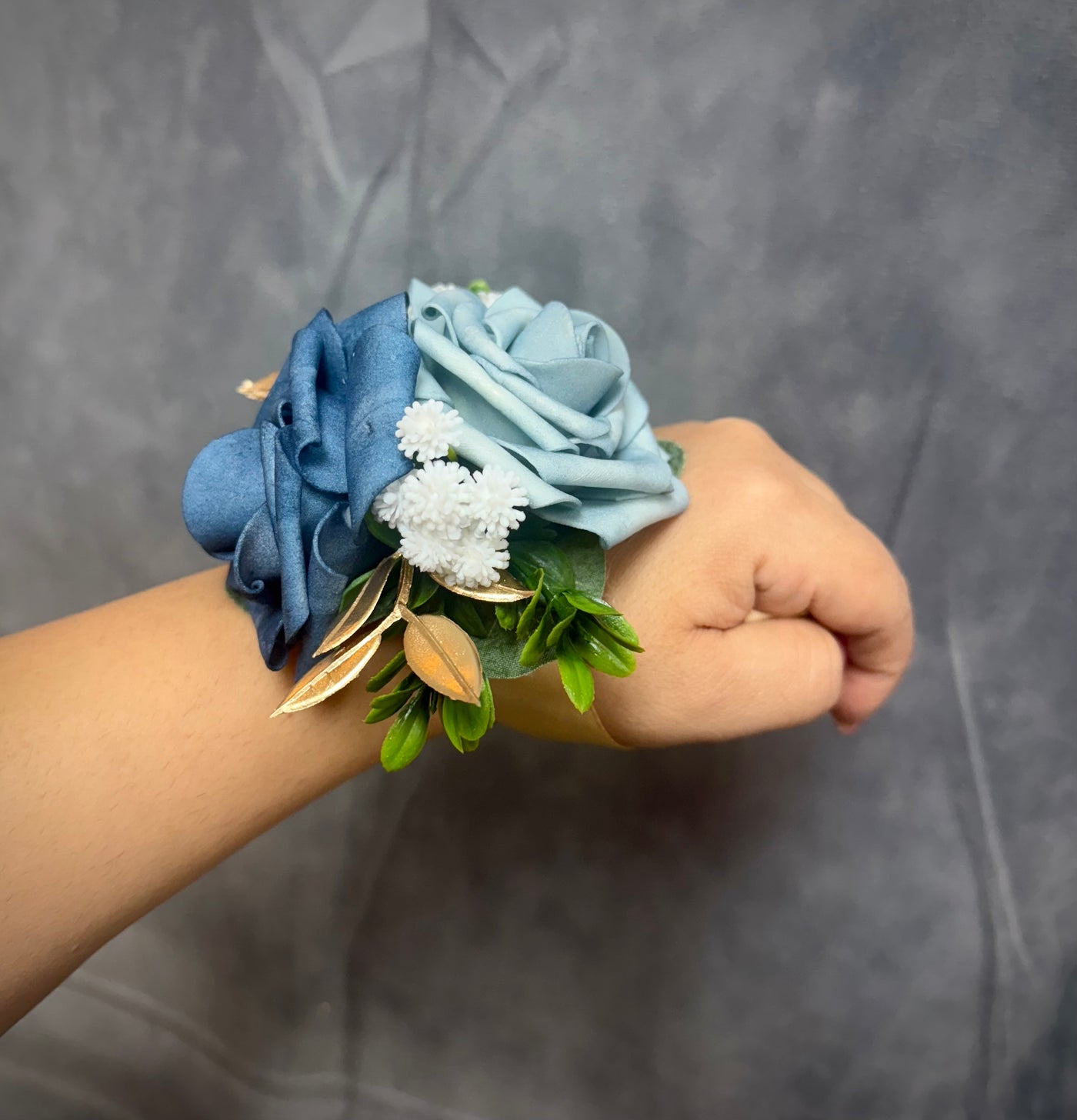 Lily Dusty Blue Ivory Gold Bundle