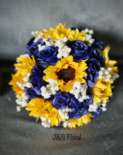Lina Sunflower Royal Blue Bundle