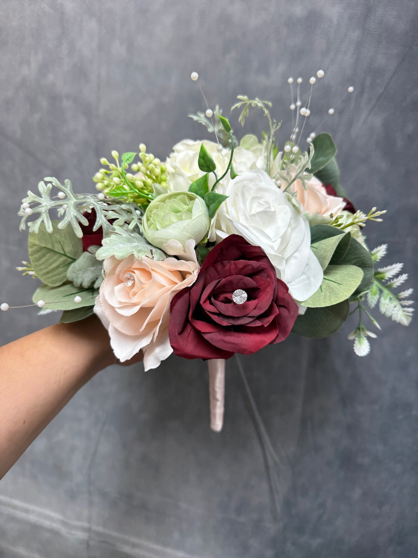 Mirelle burgundy blush white Sage wedding bundle