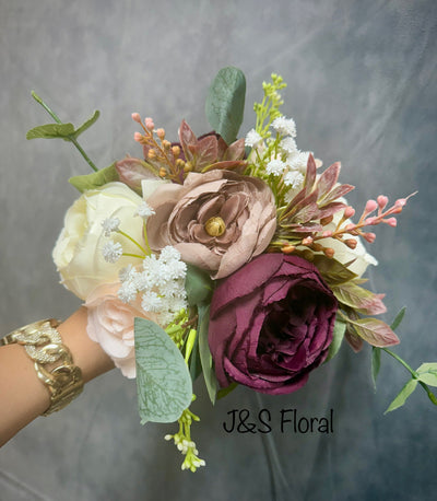 Jennifer Dusty Rose Blush Plum White Bundle