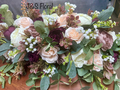 Jennifer Dusty Rose Blush Plum White Bundle