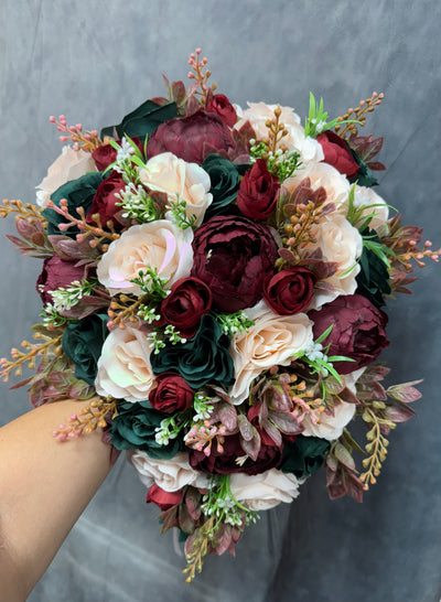 Chantal Burgundy Blush Green wedding bundle