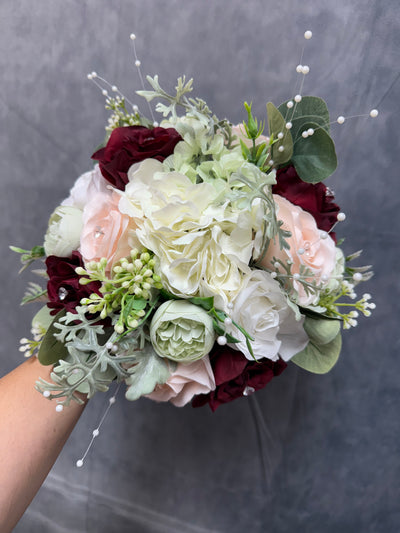 Mirelle burgundy blush white Sage wedding bundle