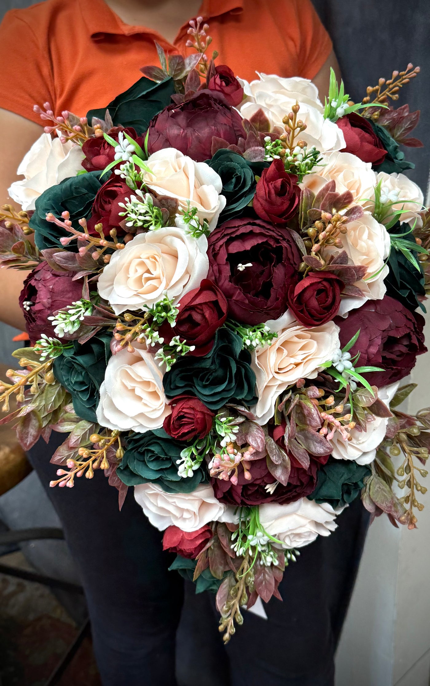 Chantal Burgundy Blush Green wedding bundle