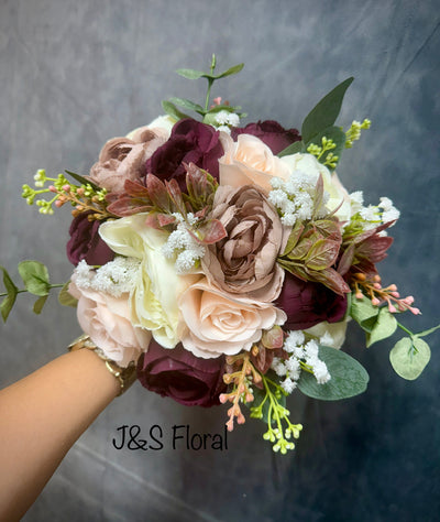 Jennifer Dusty Rose Blush Plum White Bundle