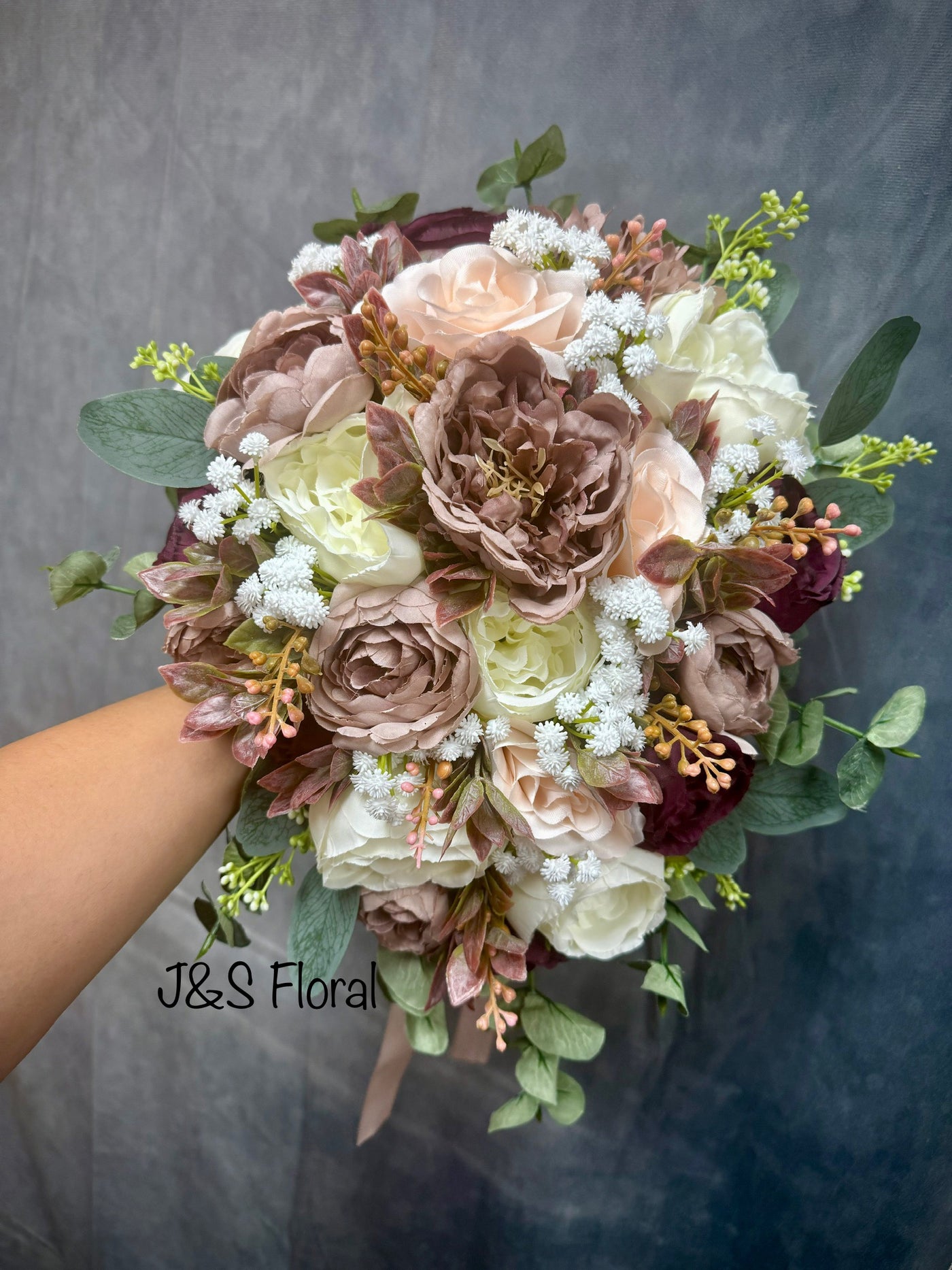 Jennifer Dusty Rose Blush Plum White Bundle