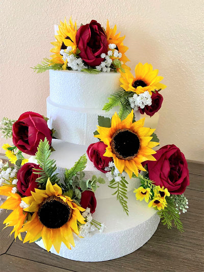 Amanda Cake Flowers Arrangements