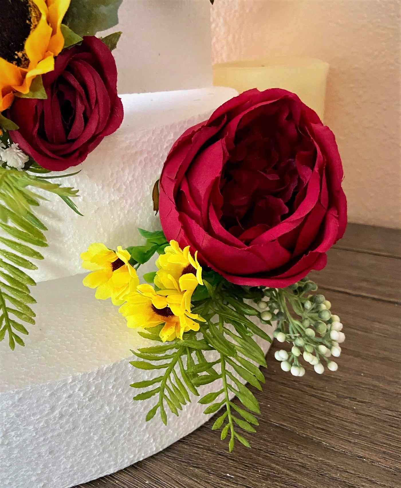 Amanda Cake Flowers Arrangements