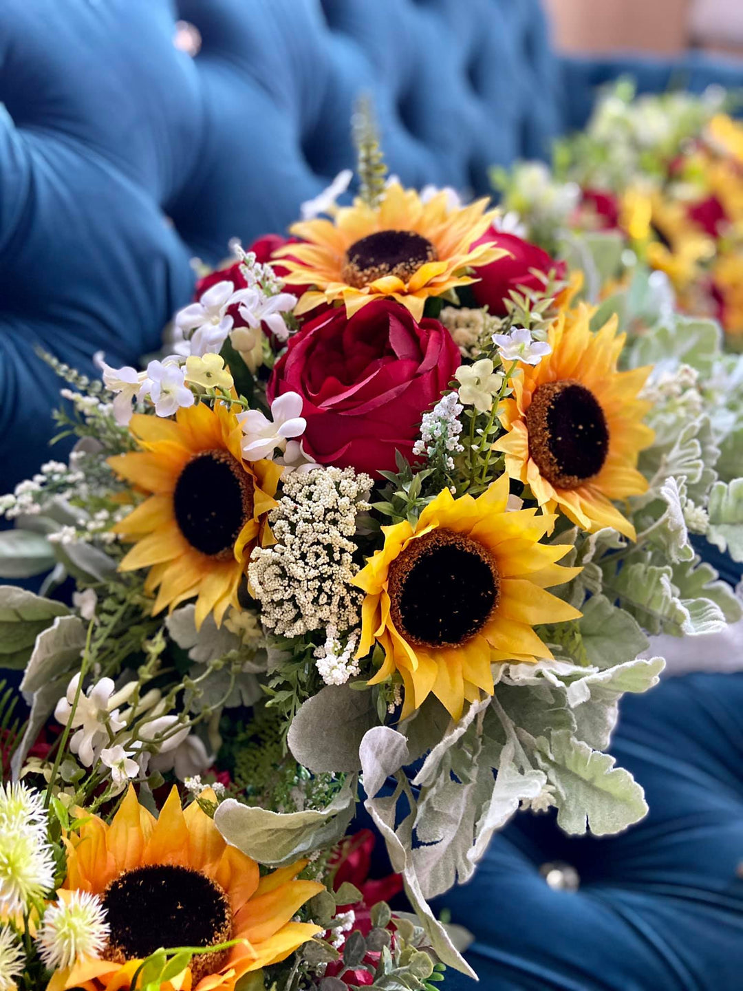 Amanda Boho Sunflower Burgundy Bundle – J & S Floral