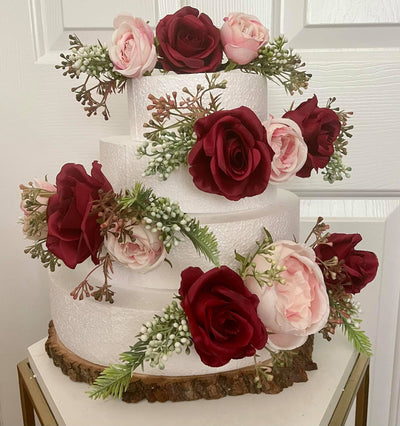 Jen Cake Flowers Arrangement