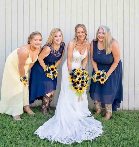 Angelia Sunflower Navy Bundle J & S Floral Angelia Sunflower Navy Bundle J & S Floral