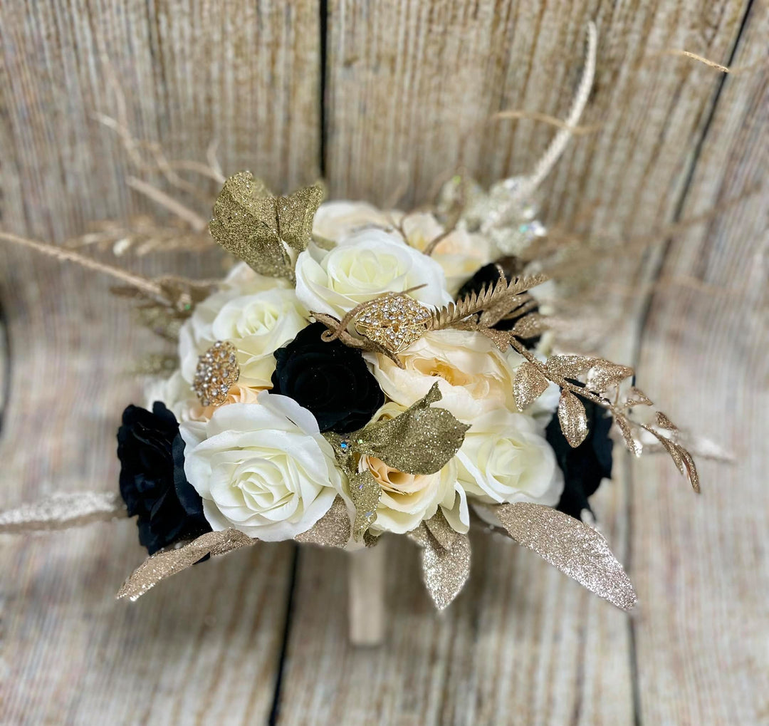 Glam Ivory Black Gold Bundle