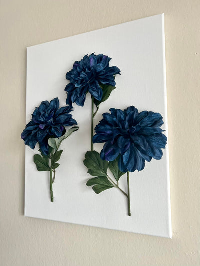 3D Standing Flowers Canvas