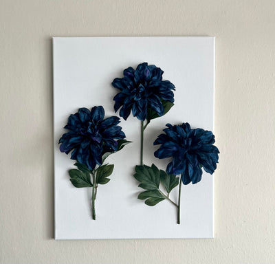 3D Standing Flowers Canvas