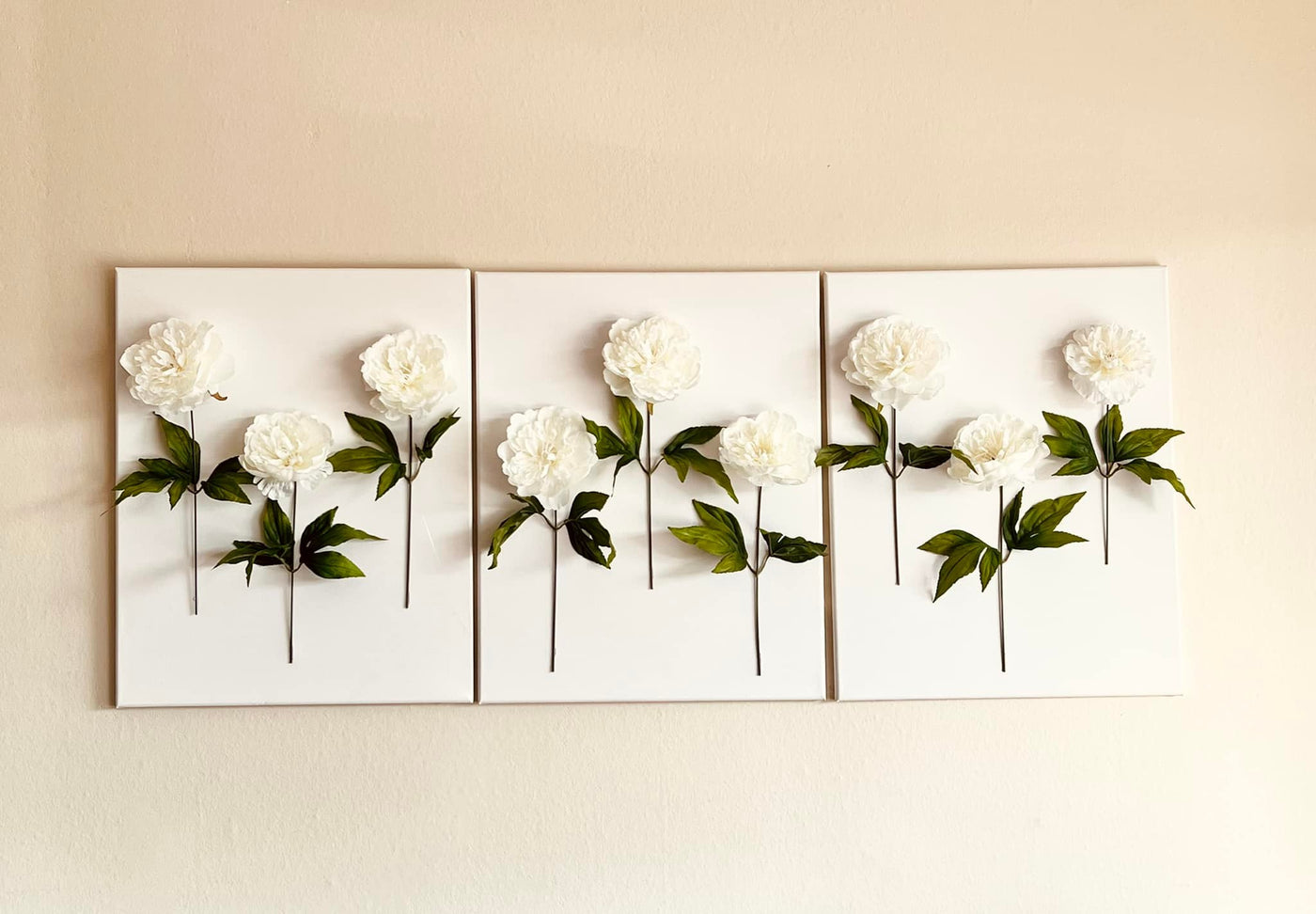 3D Standing Flowers Canvas