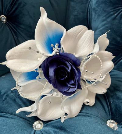 Joselin Royal Blue White Silver Bundle