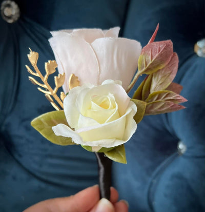 Patrice Dusty Rose Ivory Rose Quartz Mauve Gold Bundle