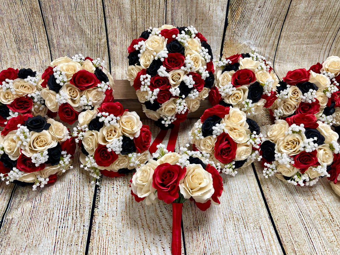 Renee Black Ivory Red Bundle – J \u0026 S Floral, image size:1080x810