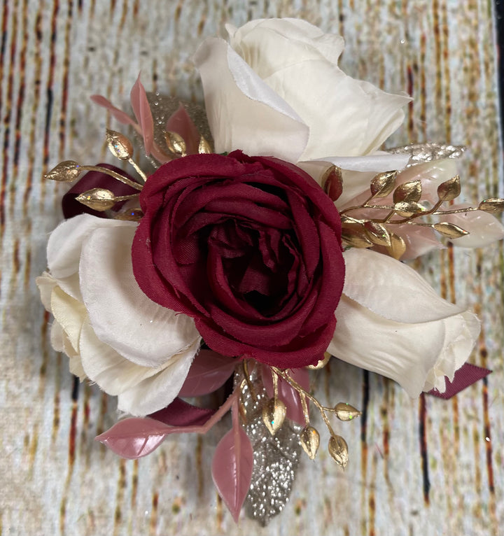 Emma Mauve Burgundy RoseGold Ivory Bundle – J & S Floral