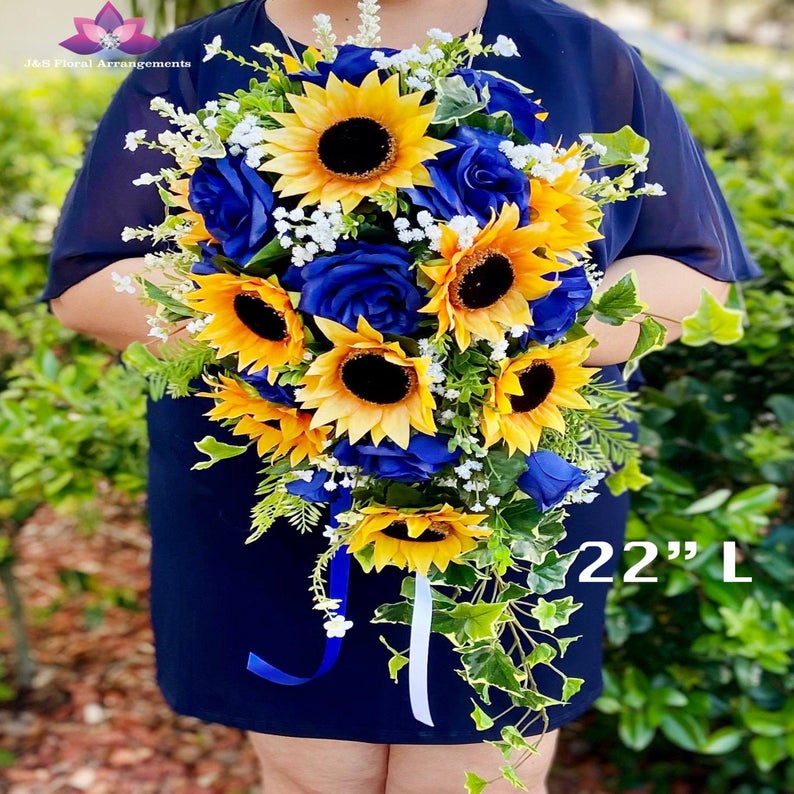 Grace Sunflower Royal Blue Bundle