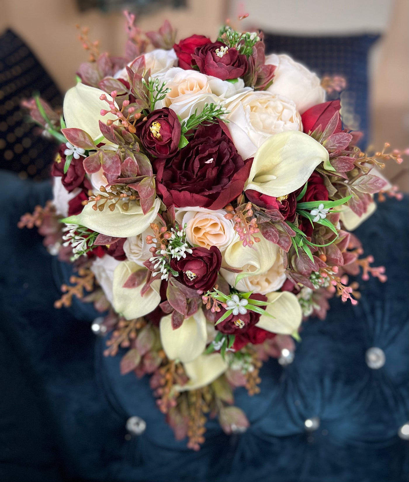 Pierre Burgundy Maroon Ivory Champagne Bundle J & S Floral Pierre Burgundy Maroon Ivory Champagne Bundle J & S Floral