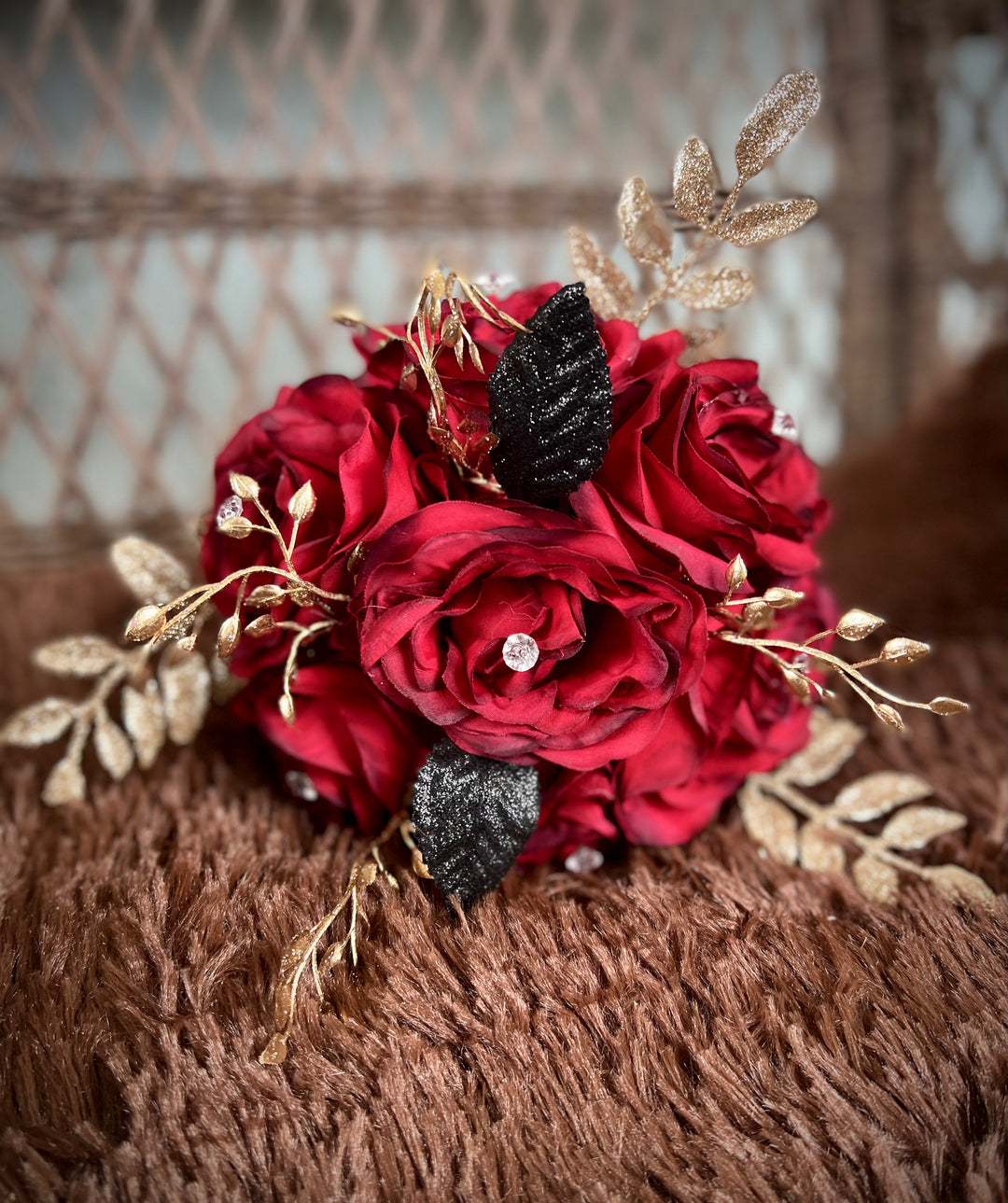 Courtney Burgundy Black Gold Bundle – J \u0026 S Floral, image size:1080x1289